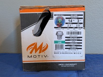14lb MOTIV Jackal Howl Korea Release Bowling Ball NIB Undrilled