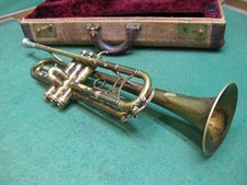 King Liberty Trumpet Bb/A 1945 - Reconditioned - Original Case King M18 MP