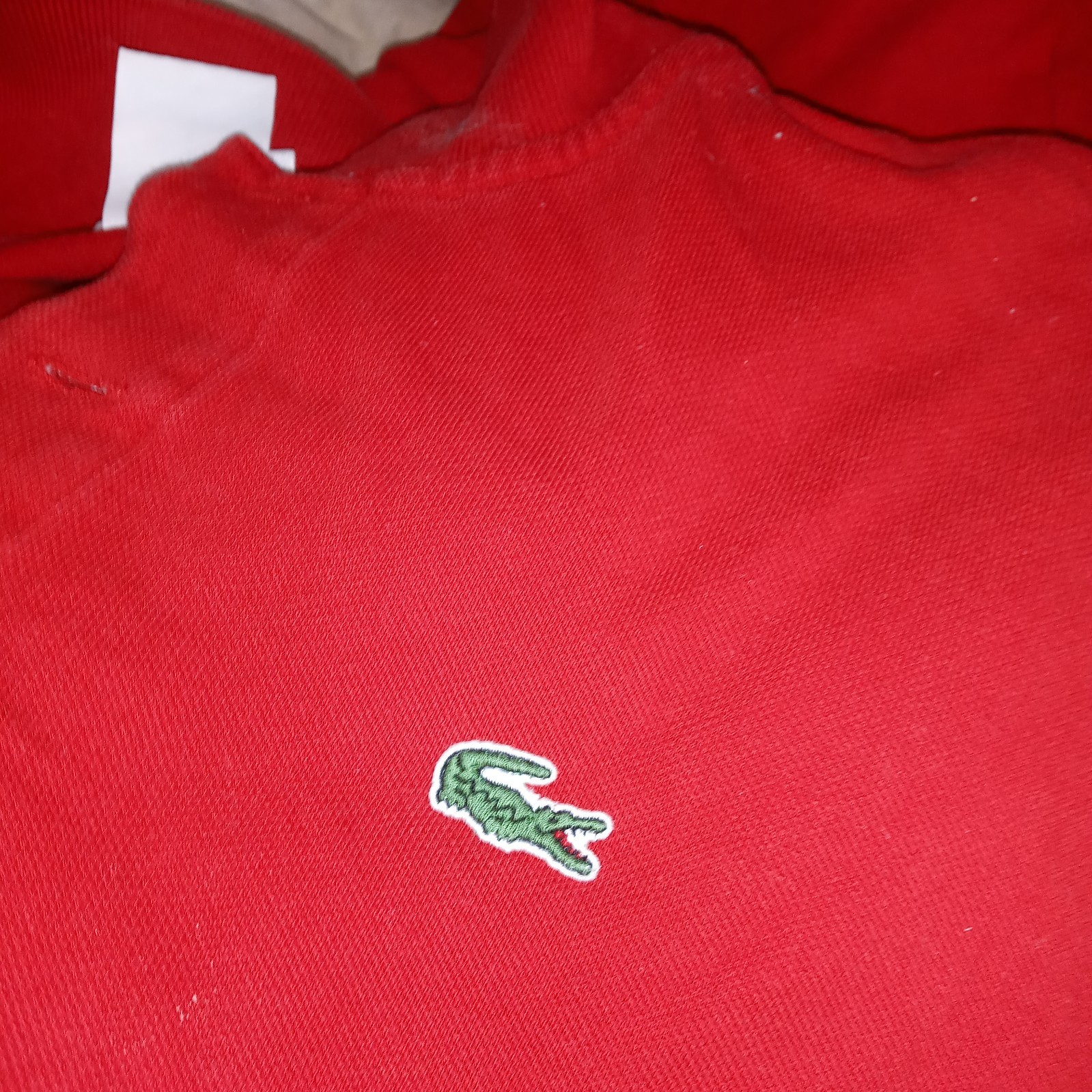 Lacoste Polo Shirt 3XL XXXL EU Sz 9 Red Crocodile Outdoor Preppy Golf Tennis thumbnail 6