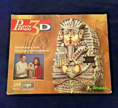 Wrebbit Puzz 3D King Tut Tutankhamen's Tomb 388 Piece Foam Puzzle - COMPLETE