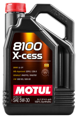 Motul Synthetic Engine Oil 8100 5W30 X-CESS 5L - Case of 4