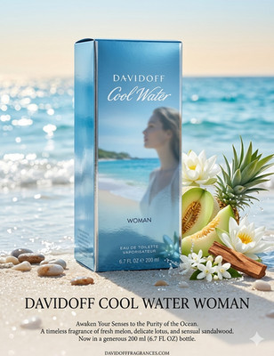 Davidoff Cool Water for Women 200ml Eau de Toilette Spray