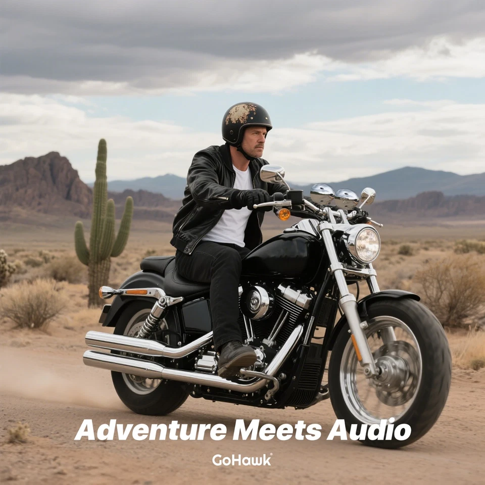 Bluetooth Amplifier Waterproof Motorcycle Stereo Speaker System MP3 FM Radio AUX - Image 2 of 4