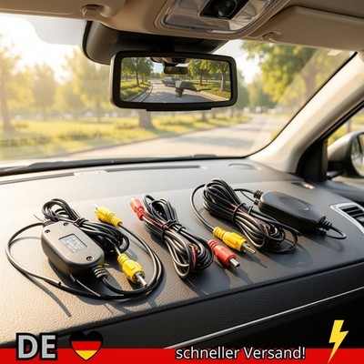 Neu! Podofo Wireless SenderEmpfänger Auto Rückfahrkamera 24G