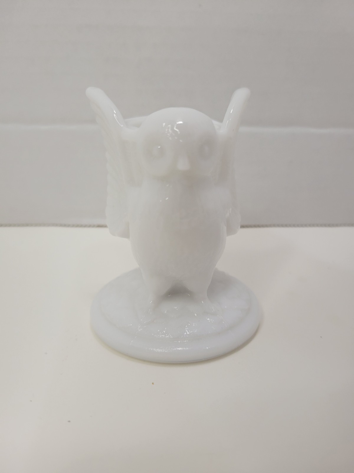 Owl Toothpick Match Holder Vintage 3