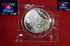 SILVER ROUND ONE TROY OUNCE ROUND .999 FINE SILVER BULLION 2015 CHRISTMAS SANTA