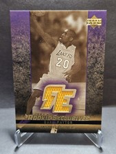 2003 Upper Deck Rookie Exclusives Black & White Jersey Gary Payton #J42 HOF