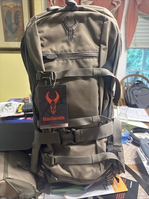 NWT Badlands Diablo VT Backpack Gray Elk Deer Hiking Dos Superday Back Pack