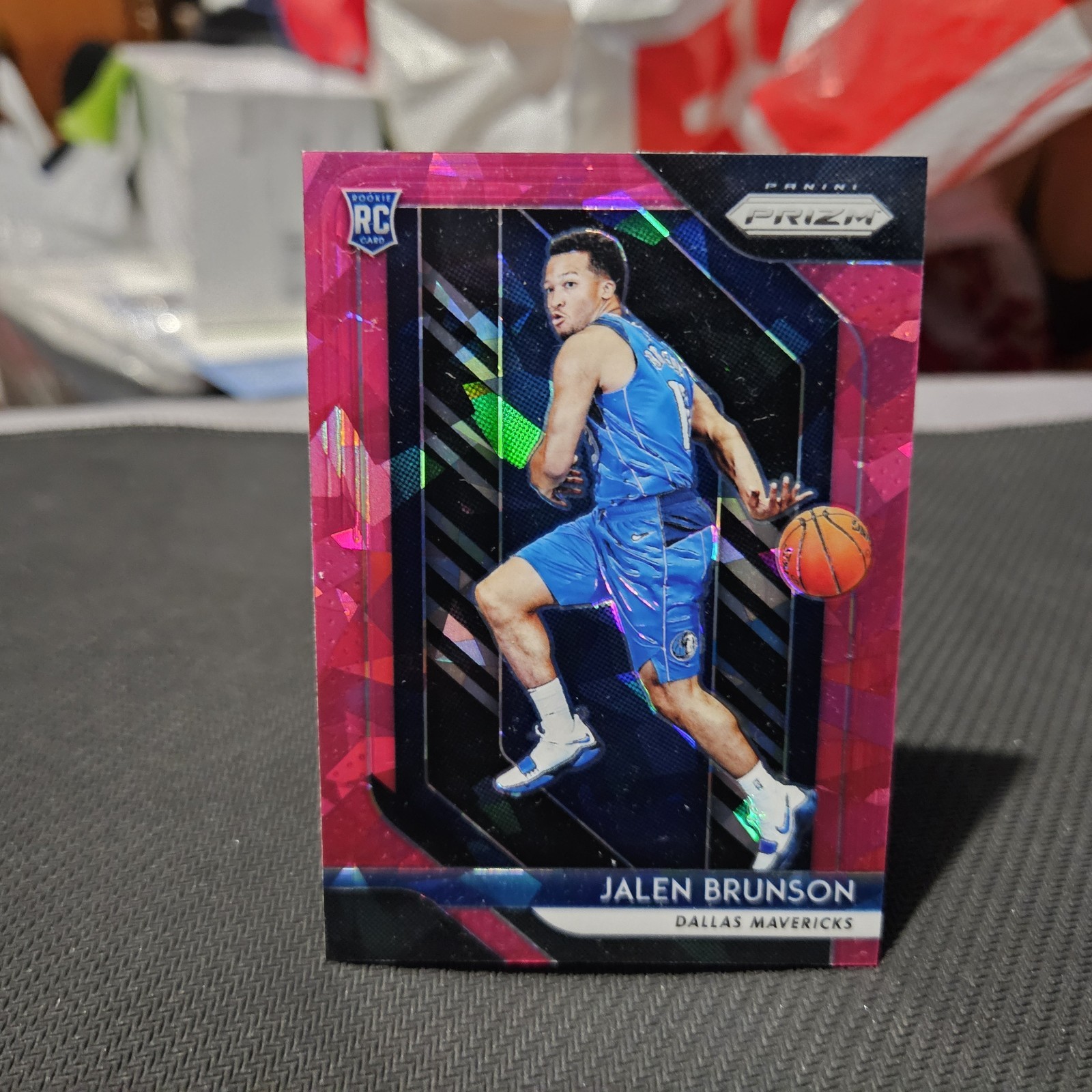 Jalen Brunson 2018-19 Prizm Basketball Pink Ice Rookie Card #250