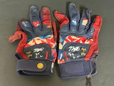 Brandon Winokur Twins Signed 2025 Game Used Batting Gloves Beckett Witness _