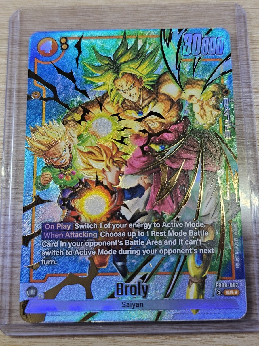 Broly FB08-087 Alternate Art Legendary Goten Trunks Saiyan's Pride