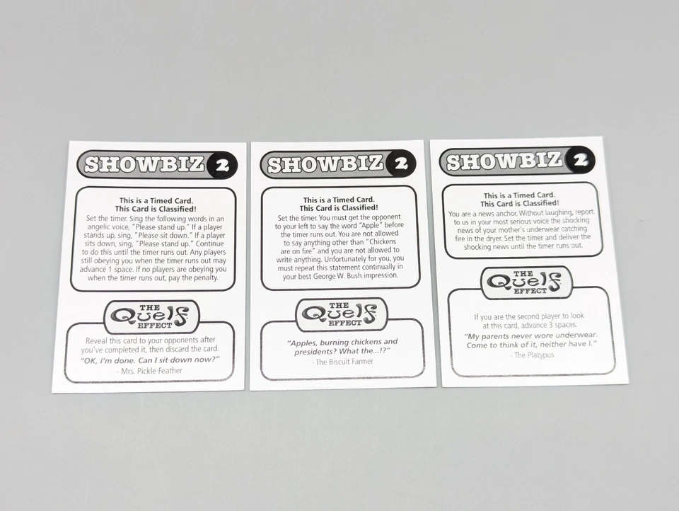 Quelf 2008 Family Edition Board Game Replacement Cards 88 Purple - Image 3 of 4