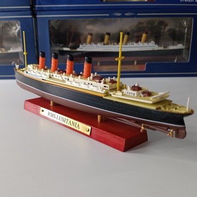 1:1250 Alloy Diecast Cruise Ship Model RMS LUSITANIA Ocean Liner Collection Gift