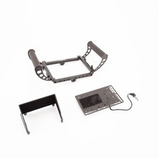 Staffa di alimentazione Nebtek con adattatore batteria per dispositivi video monitor registrazione PIX-E7