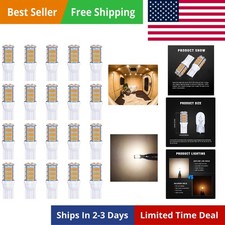 T10 921 194 168 LED Bulbs Warm White 20-Packs, Super Bright 3014 42-SMD LED R...