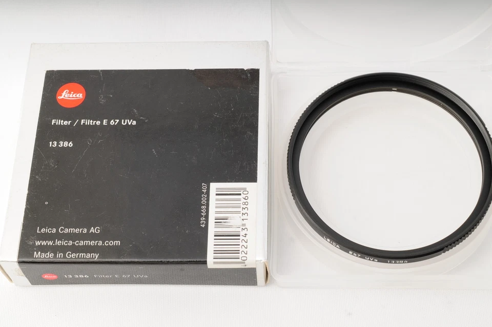 [MINT in BOX] Leica E67 13386 67mm Filter UVa from JAPAN - Image 2 of 4