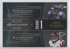 2005 Playoff Contenders Round Numbers Green /1500 Mark Clayton Roddy White 0f6