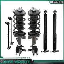 For 2011 2012 Honda Odyssey Front Struts Rear Shocks Sway Bars Kit w/Coil Spring