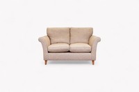 Charlotte II Small 2 Seater Sofa, Aquaclean Aston Natural