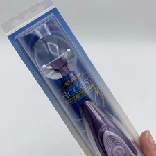 Purple Reach Access Power Flosser w/ 8 Heads New Old Stock Sealed Package 2004