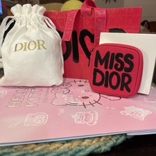 Miss Dior Hot Pink Makeup Pouch  Perfume x 4 Limited Edition Set Gift Box