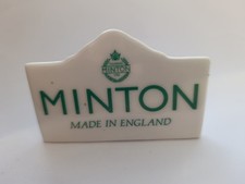 Minton China Shop Cabinet Sign Dealer Display Trade Stand Silent Salesman