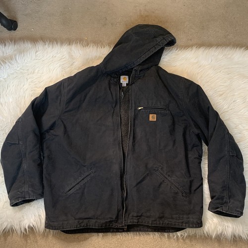 3XL Sherpa Lined Jacket J141 Black 