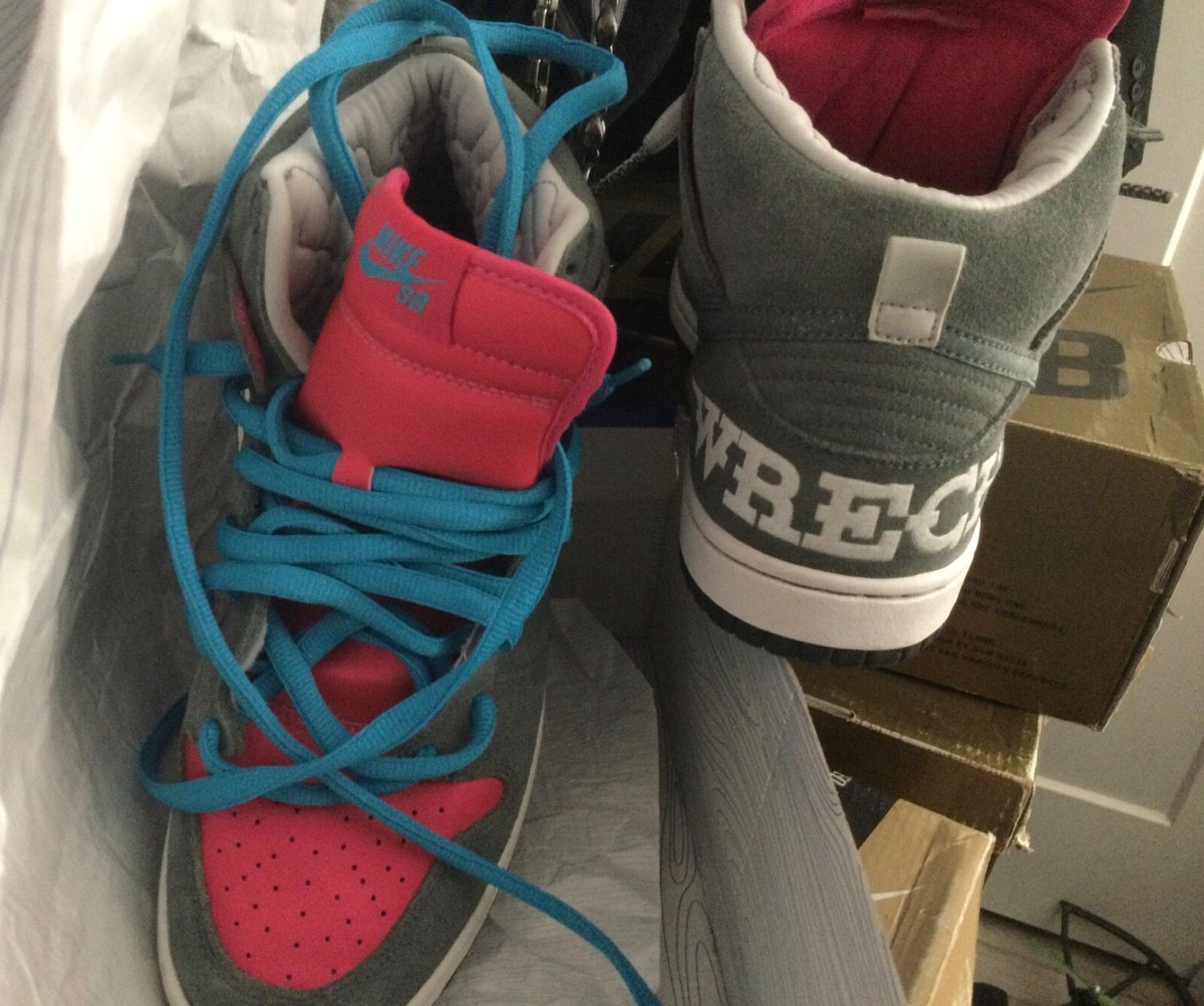 Size 9.5 - Nike Dunk Premium SB High Brain Wreck for sale online