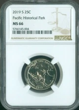 2019-S River of No Return Park Quarter NGC MS66 Quality
