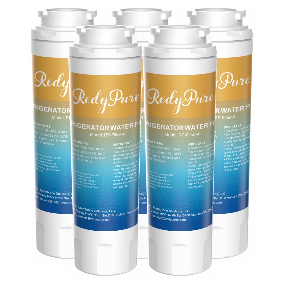 6 Pack Fit for Maytag UKF8001 UKF8001A PG8001 PH21500 Refrigerator