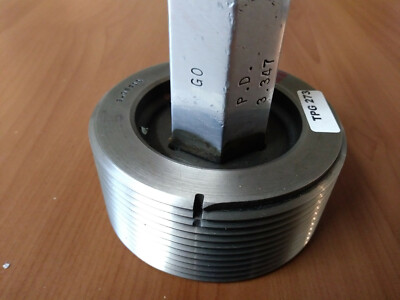 3.425 8 MOD V 2-1/2'' HEAD  THREAD PLUG GAGE  GO PD 3.347