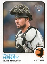 2022 Topps Heritage Payton Henry #656 Miami Marlins