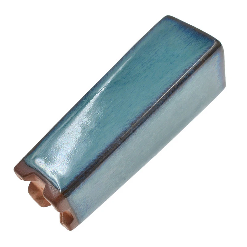 Ceramic Chinese Bonsai Flower Plant Pot Min Flowerpot Container Dark Blue Glazed - Image 3 of 4