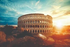 COLOSSEUM ROME ITALY PRINT/POSTER SATIN PHOTO PAPER OR  CANVAS T609