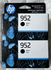 HP 952 Black Ink Cartridge Twin Pack 3YP21AN F6U15AN Exp 6/2025 OEM Box