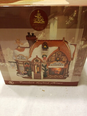 Lemax Christmas Village Devaney's Bakery Lighted House Ye Olde Tea 35793 2003