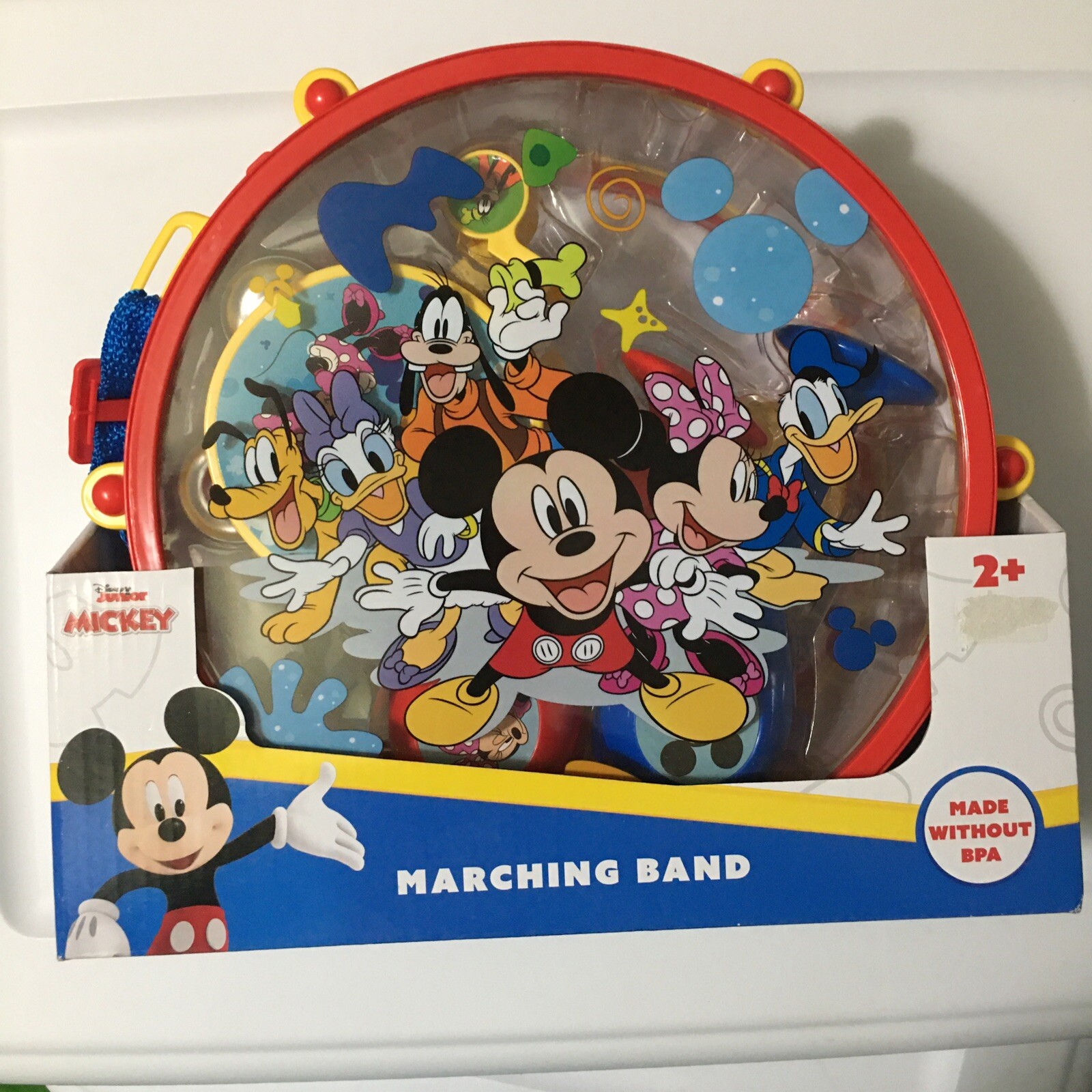 Disney Funhouse Mickey Marching Band Drum & Instruments 10 PCS Colorful