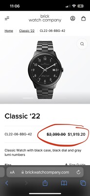 Brick Watch Company Classic ‘22