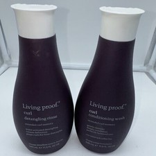 Living Proof Curl Detangling Rinse  Curl Conditioning Wash 11.5oz Duo