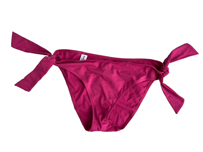 Anna Club by La Perla Swim Bikini Bottom Pink Side Tie US 10
