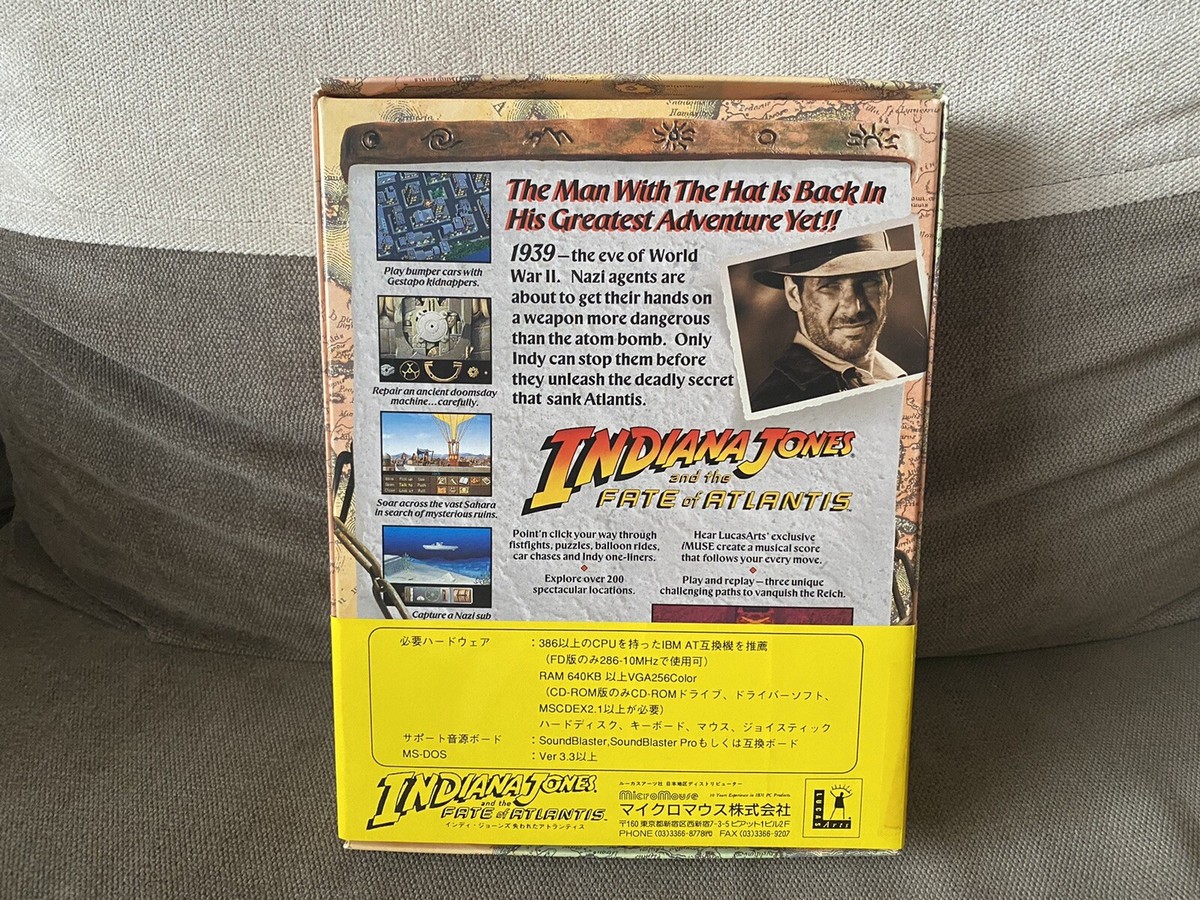その他 Indiana Jones and the Fate of Atlantis Indiana Jones and the Fate of Atlantis - World Of Spectrum