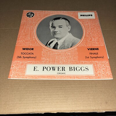 E. Power Biggs - Toccata (5th Symphony) / Finale (1st Symphony), 7'', (Vinyl)