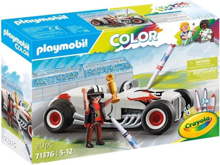PLAYMOBIL Color Racing Car Racer Motorsport Pretend Play Colour