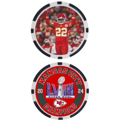 JUAN THORNHILL - KANSAS CITY CHIEFS 2024 SUPER BOWL LVIII CHAMPS - POKER CHIP