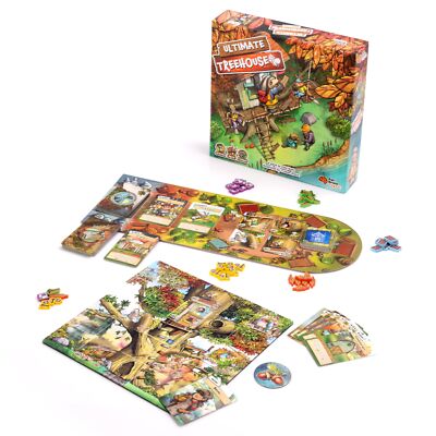 Ultimate Treehouse | Entry Level Resource Management Tile Game | Strategy Board