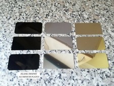 x100 Blank Trophy Plaques Plates Engraving Gravograph Roland UMARQ