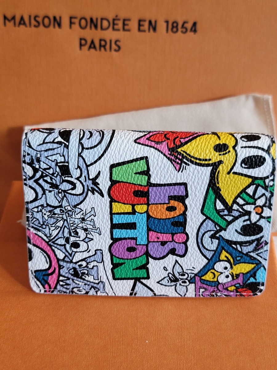 Louis Vuitton Graffiti POCKET ORGANIZER Giant Monogram MultiColor Louis Vuitton Graffiti POCKET ORGANIZER Giant Monogram MultiColor