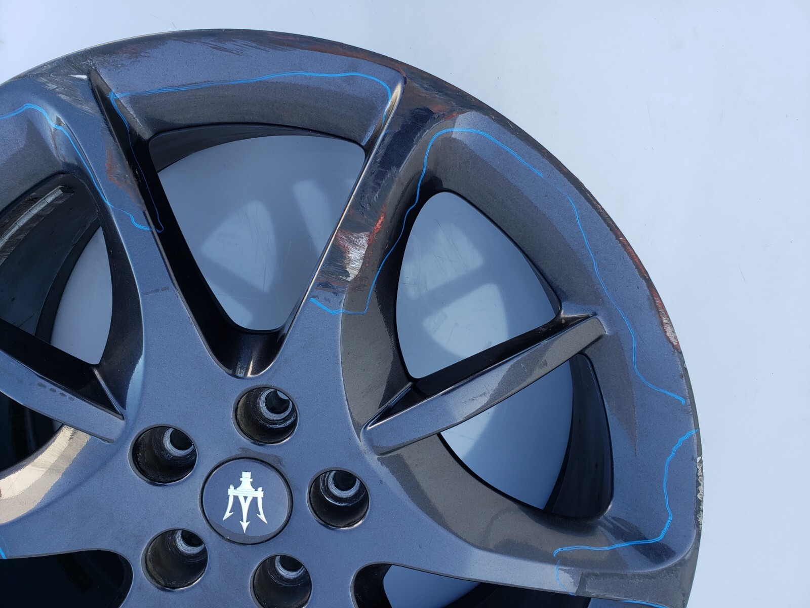 ✅ 13-19 OEM Maserati GranTurismo Front Alloy Wheel Black Rim 8.5Jx20EH2 ET52