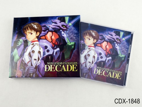Neon Genesis Evangelion Decade (First Press) Japanese Import CD Japan US Seller
