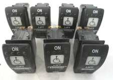 Lot of 7 Thomas Carlingswitch V1D1 Lighted Toggle Switches